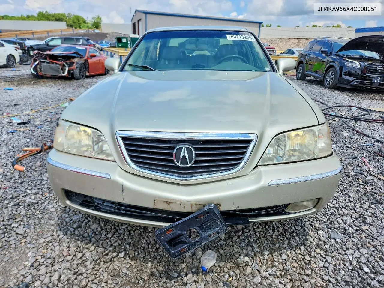 2004 Acura 3.5Rl VIN: JH4KA966X4C008051 Lot: 60213906