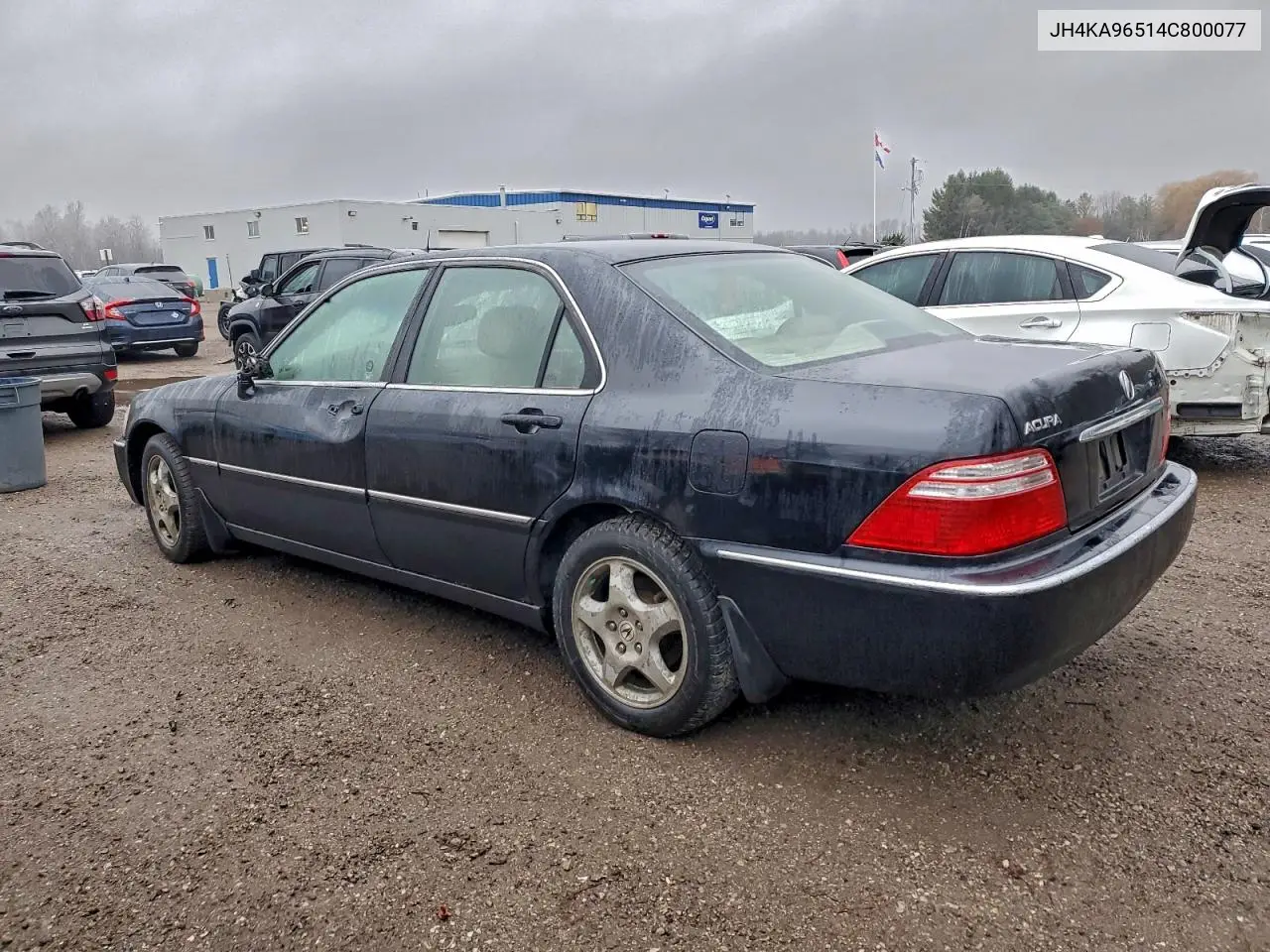 2004 Acura 3.5Rl 4Dr VIN: JH4KA96514C800077 Lot: 93642975