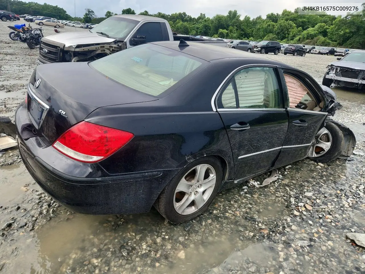 2005 Acura Rl VIN: JH4KB16575C009276 Lot: 57605686