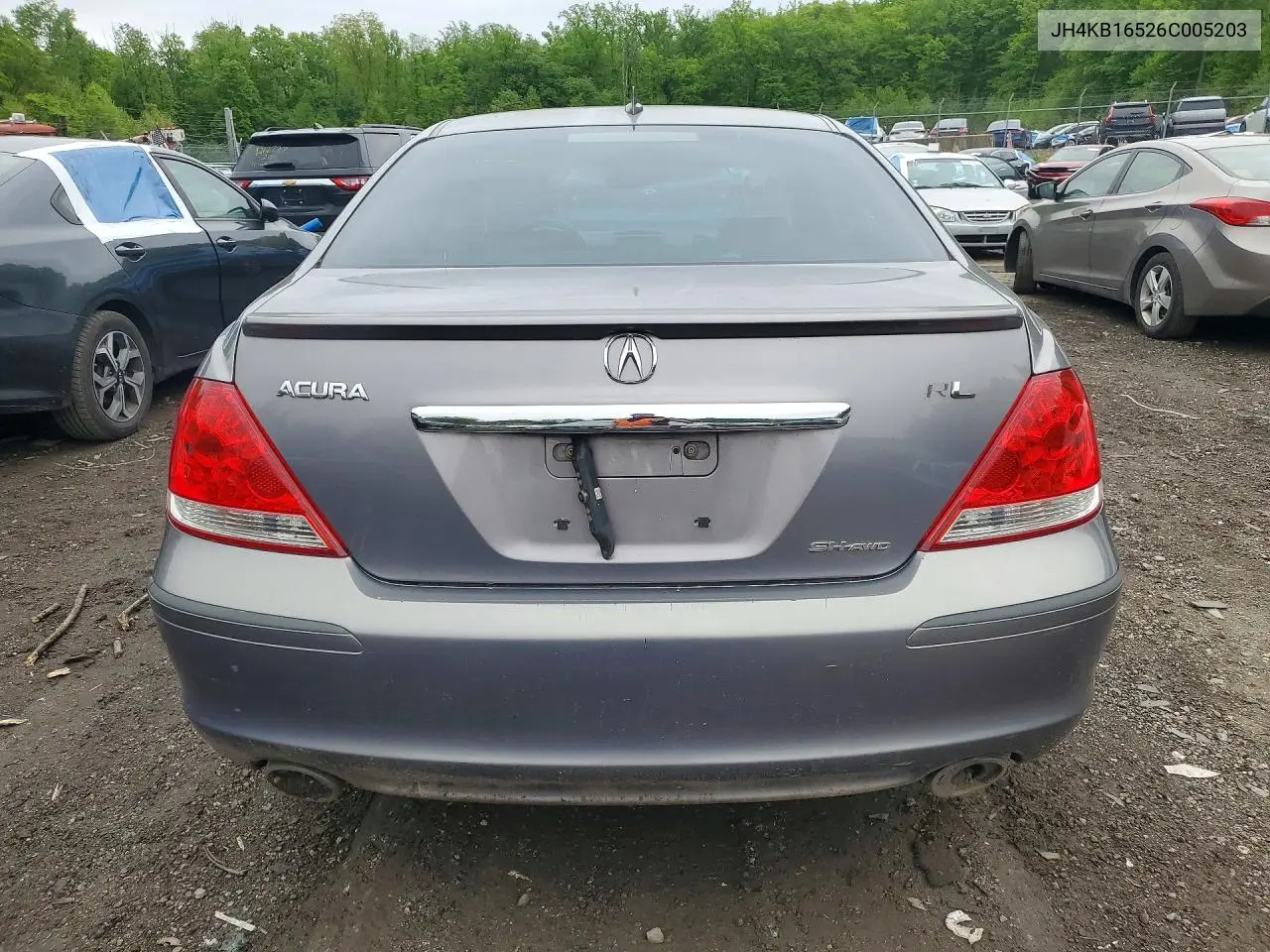 2006 Acura Rl VIN: JH4KB16526C005203 Lot: 50933956