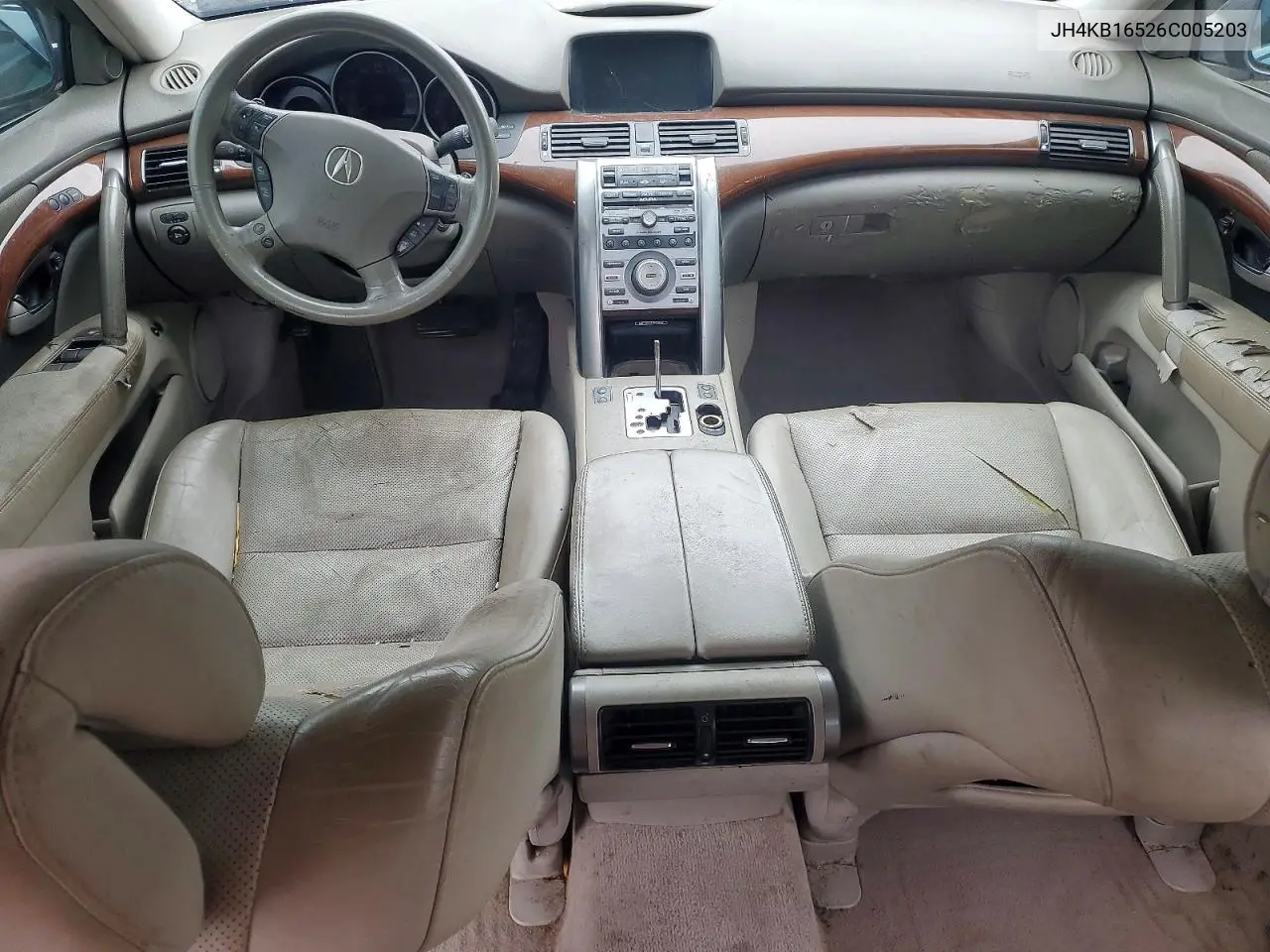 2006 Acura Rl VIN: JH4KB16526C005203 Lot: 50933956