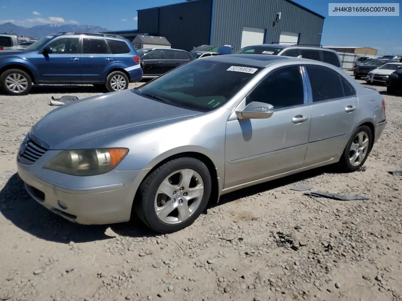 2006 Acura Rl VIN: JH4KB16566C007908 Lot: 53780826