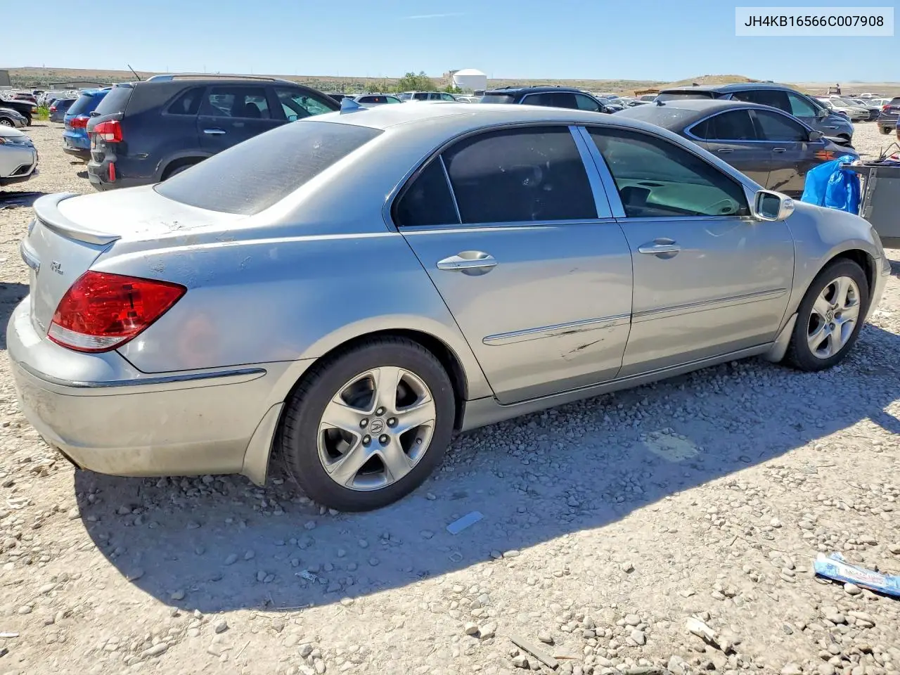 2006 Acura Rl VIN: JH4KB16566C007908 Lot: 53780826