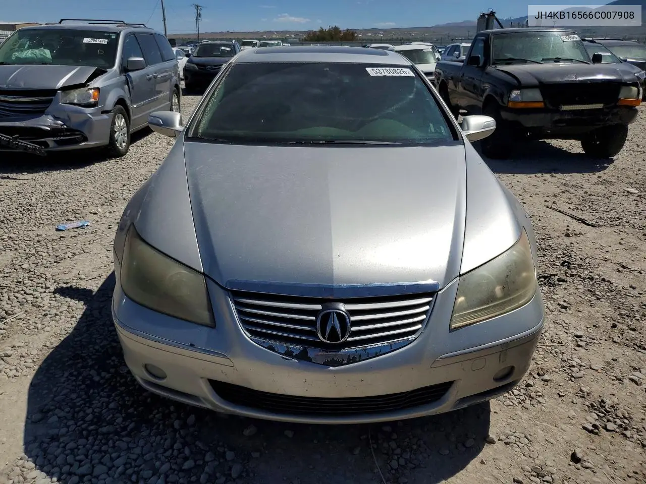 2006 Acura Rl VIN: JH4KB16566C007908 Lot: 53780826