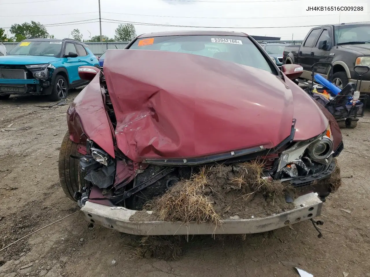 2006 Acura Rl VIN: JH4KB16516C009288 Lot: 53942166