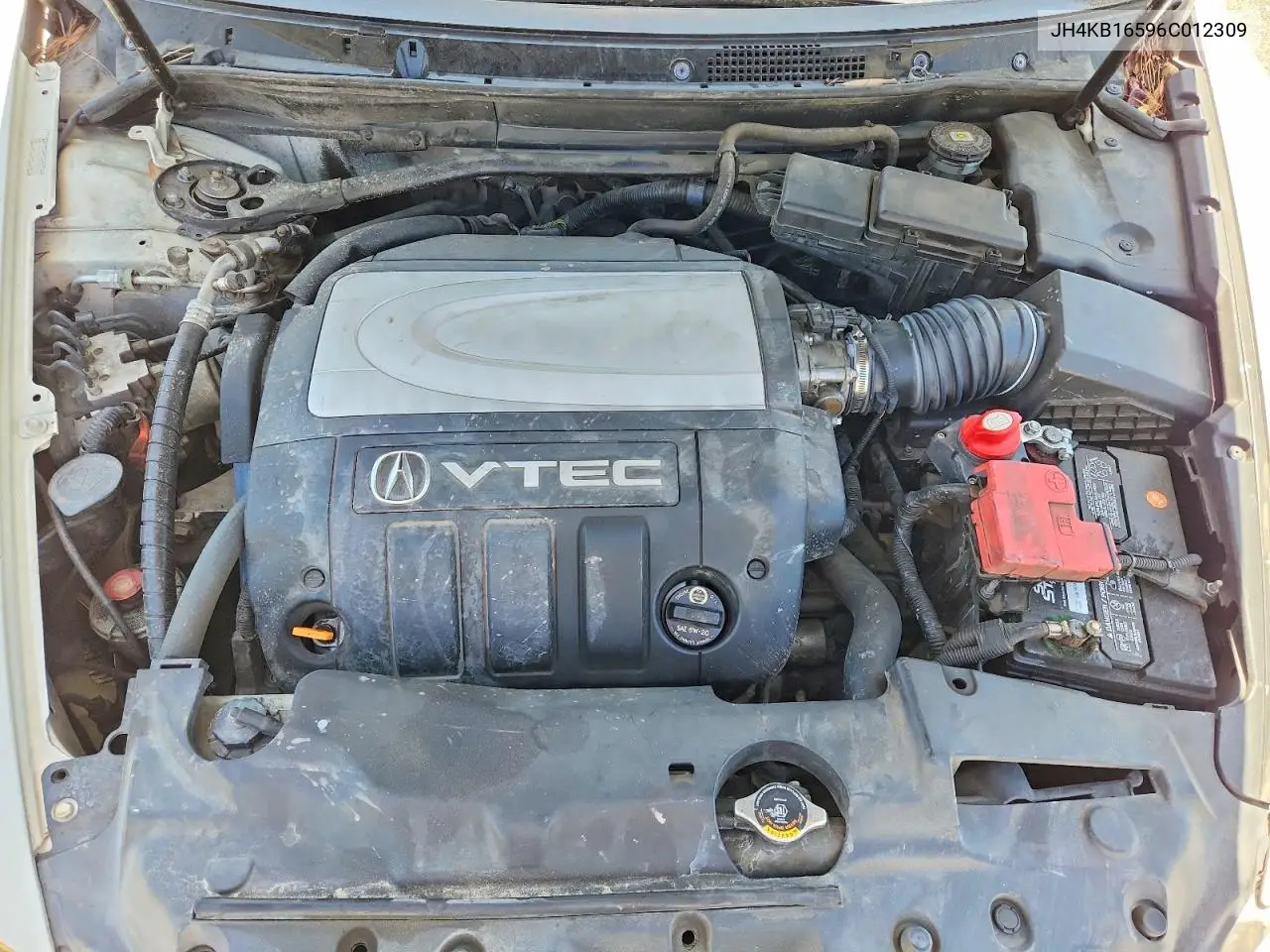 2006 Acura Rl VIN: JH4KB16596C012309 Lot: 55552526