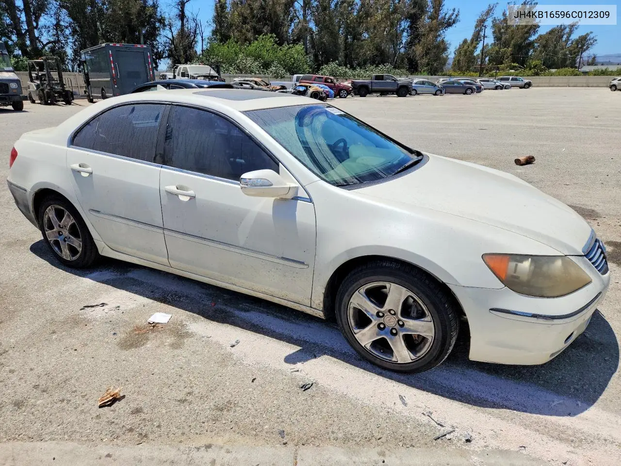 2006 Acura Rl VIN: JH4KB16596C012309 Lot: 55552526