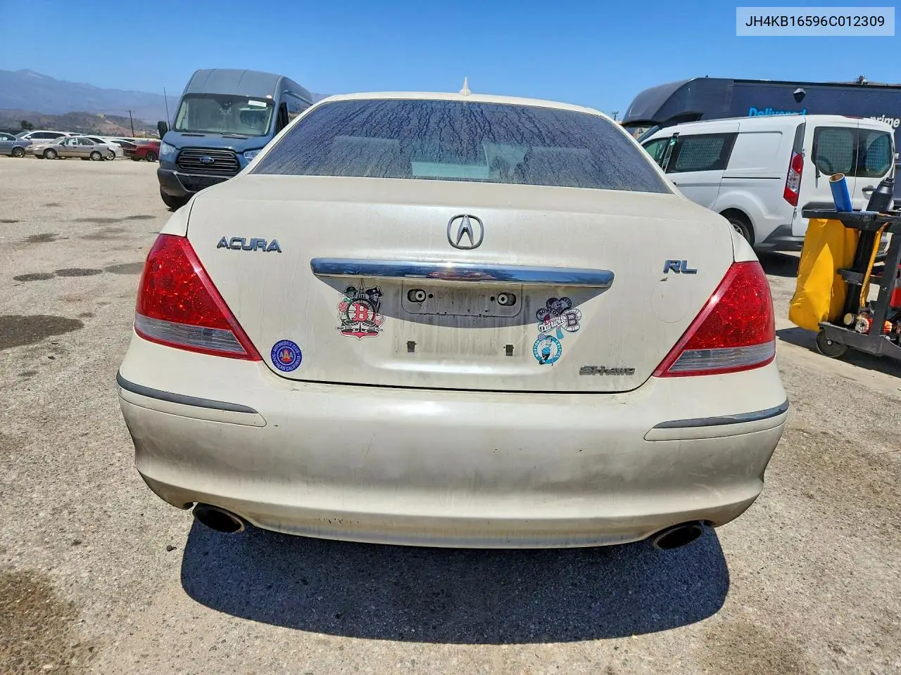 2006 Acura Rl VIN: JH4KB16596C012309 Lot: 55552526