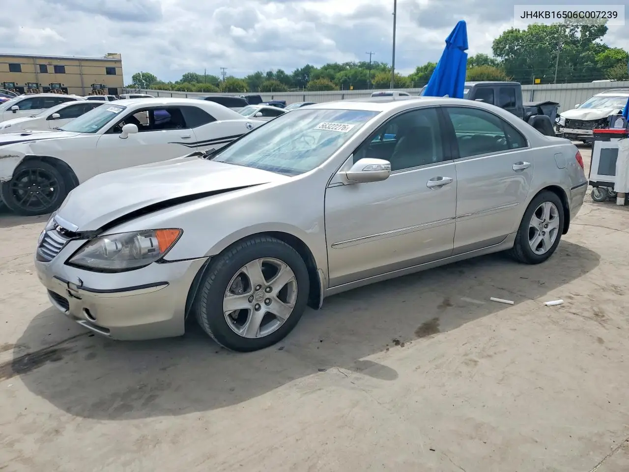 2006 Acura Rl VIN: JH4KB16506C007239 Lot: 56322276