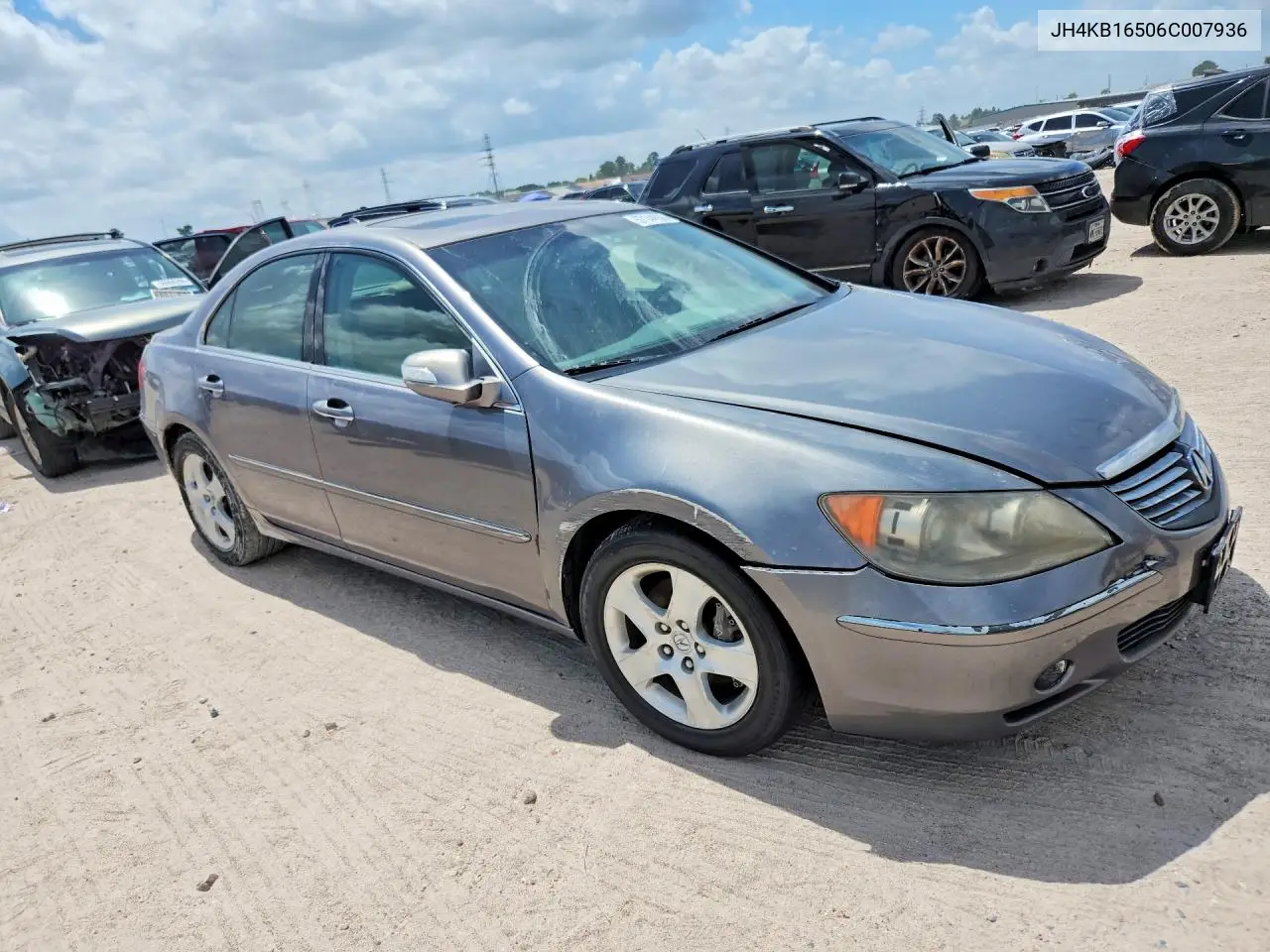 2006 Acura Rl VIN: JH4KB16506C007936 Lot: 57144836