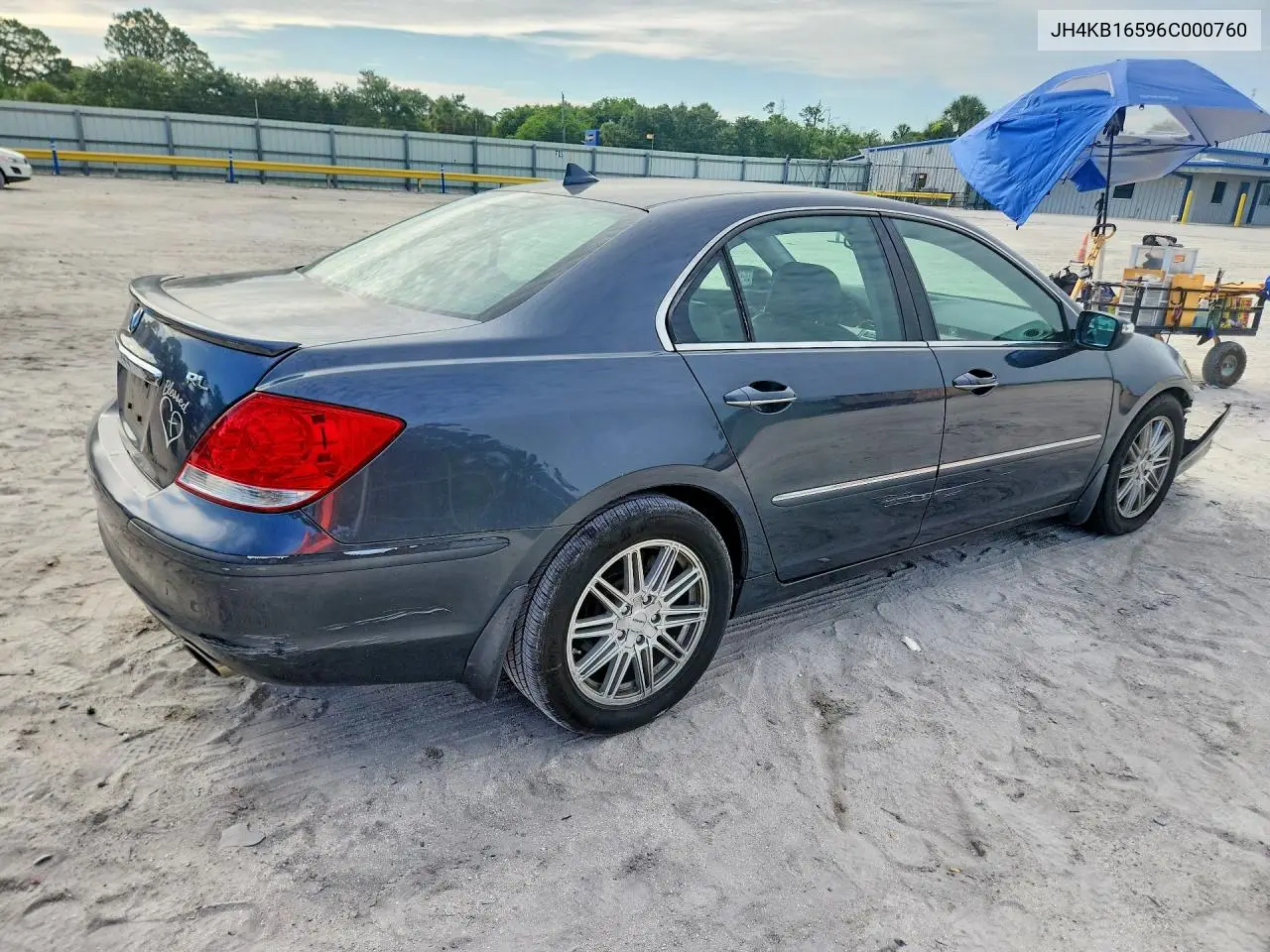 2006 Acura Rl VIN: JH4KB16596C000760 Lot: 58894496