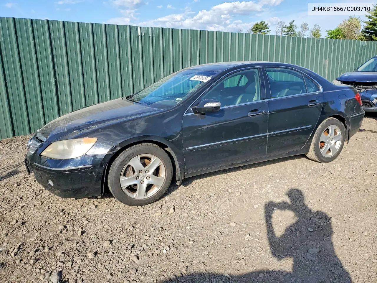 2007 Acura Rl VIN: JH4KB16667C003710 Lot: 52913616