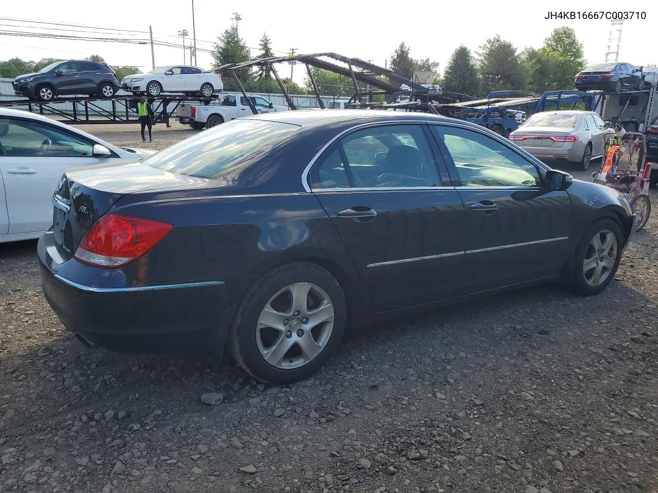 2007 Acura Rl VIN: JH4KB16667C003710 Lot: 52913616