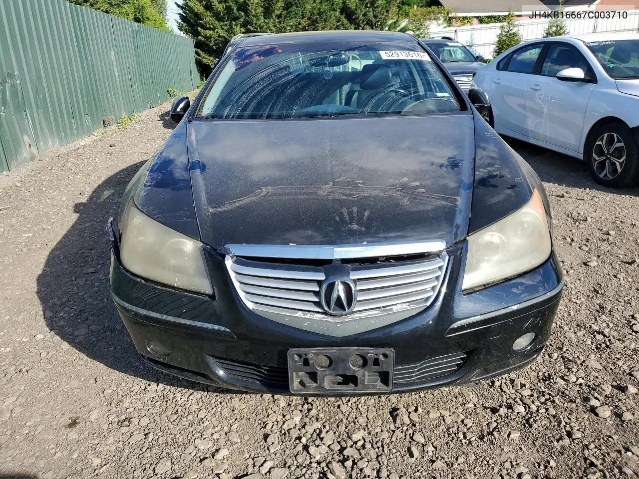 2007 Acura Rl VIN: JH4KB16667C003710 Lot: 52913616