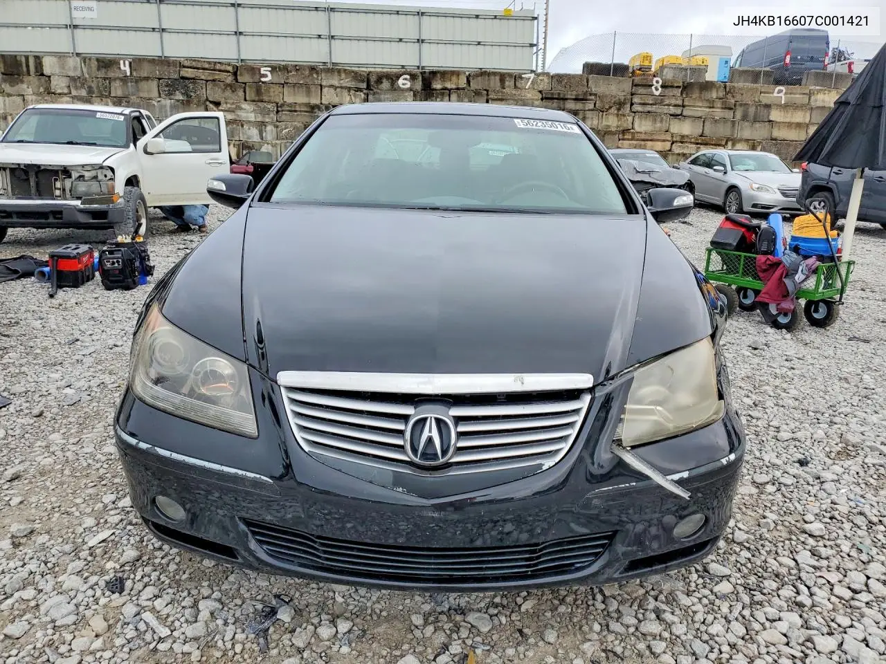 2007 Acura Rl VIN: JH4KB16607C001421 Lot: 56235016