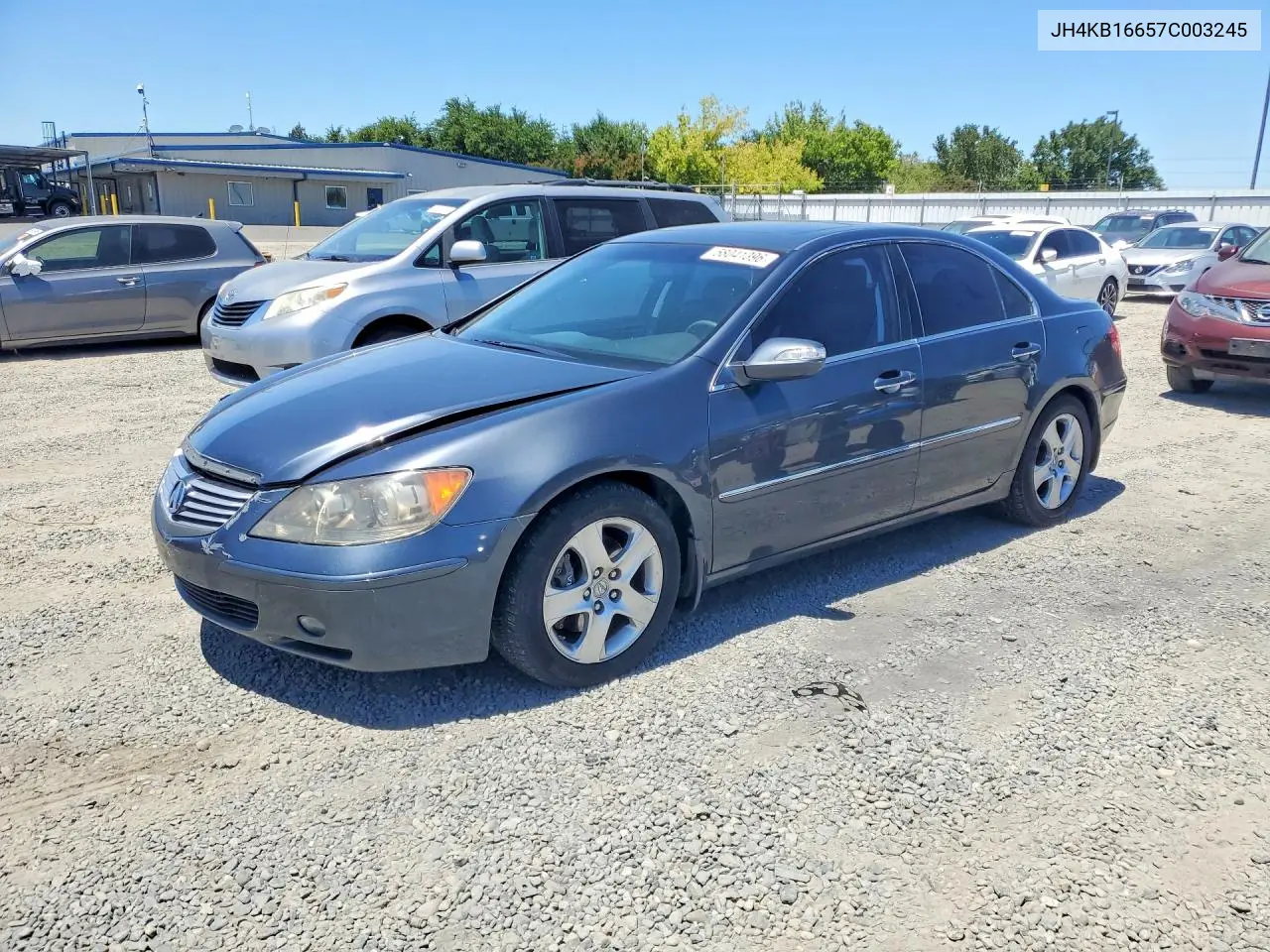2007 Acura Rl VIN: JH4KB16657C003245 Lot: 58041396