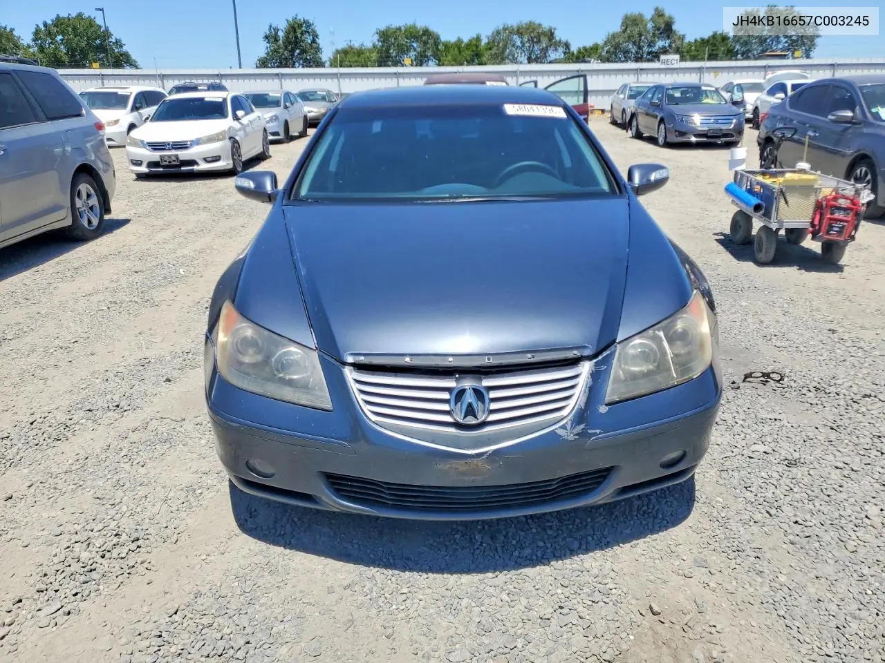 2007 Acura Rl VIN: JH4KB16657C003245 Lot: 58041396
