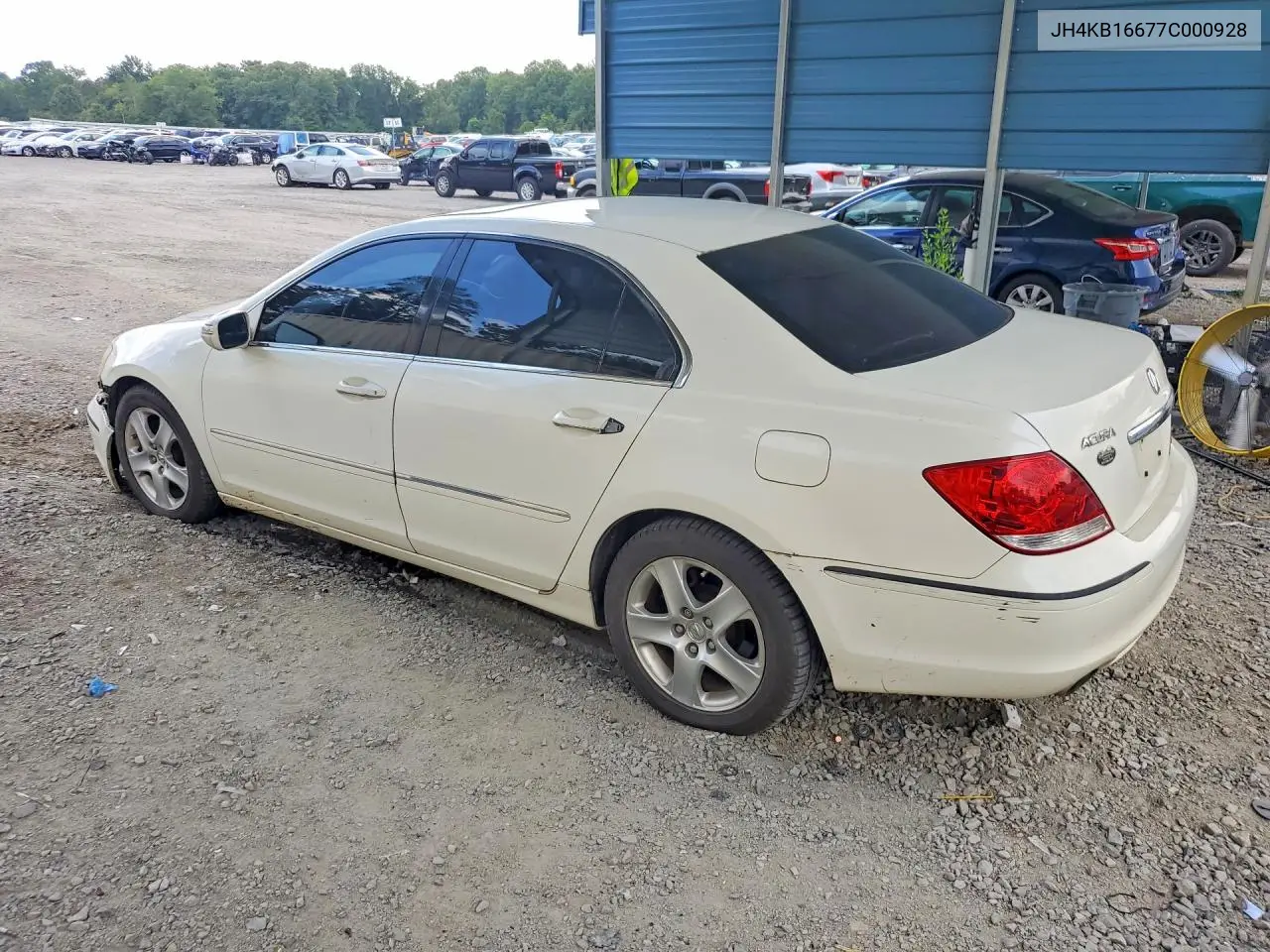 2007 Acura Rl VIN: JH4KB16677C000928 Lot: 61088716