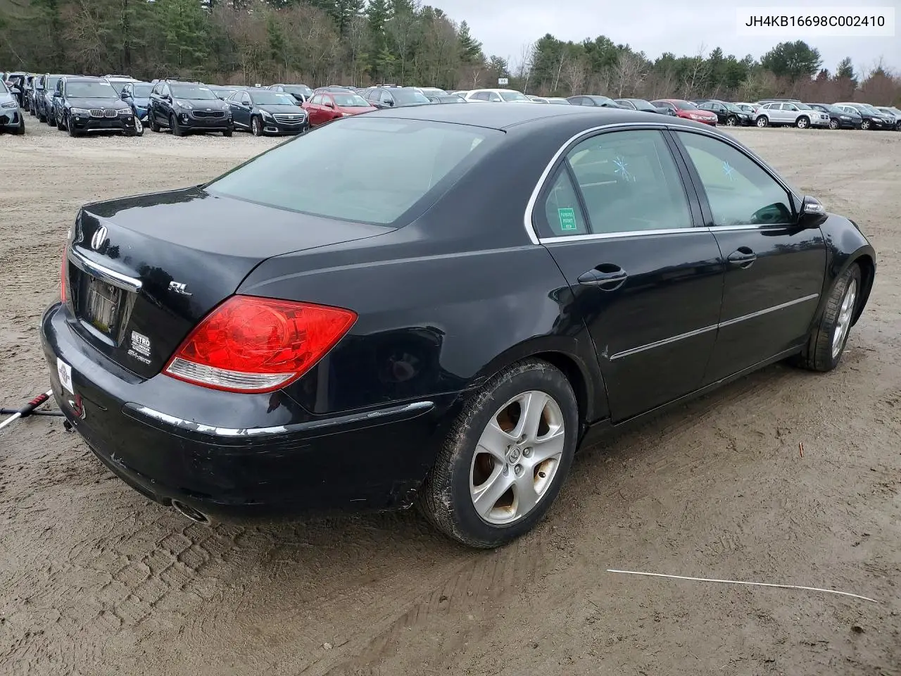 2008 Acura Rl VIN: JH4KB16698C002410 Lot: 48332936