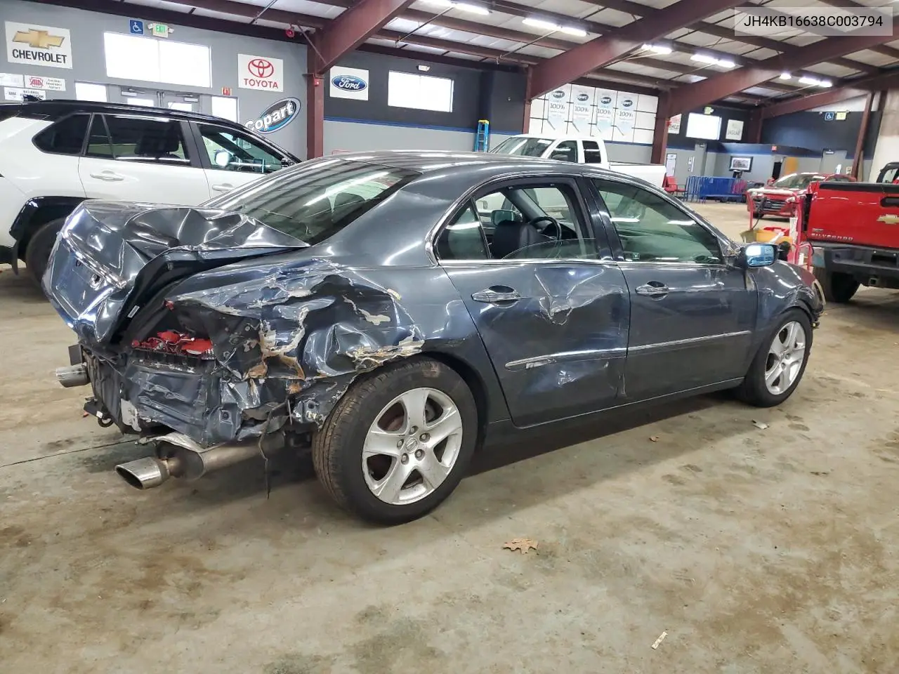 2008 Acura Rl VIN: JH4KB16638C003794 Lot: 51435896