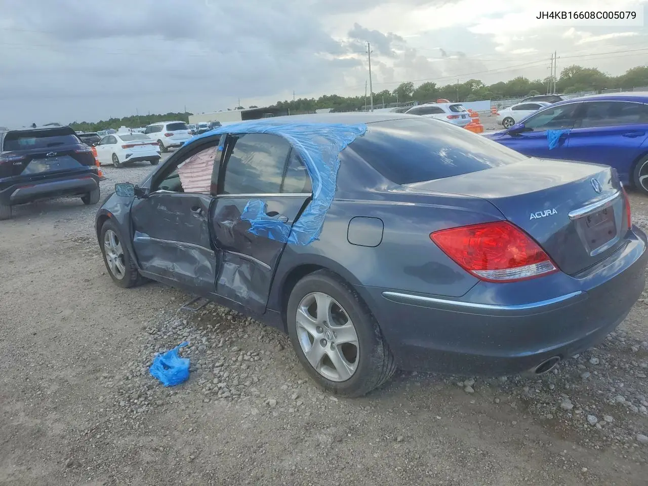 2008 Acura Rl VIN: JH4KB16608C005079 Lot: 56977286