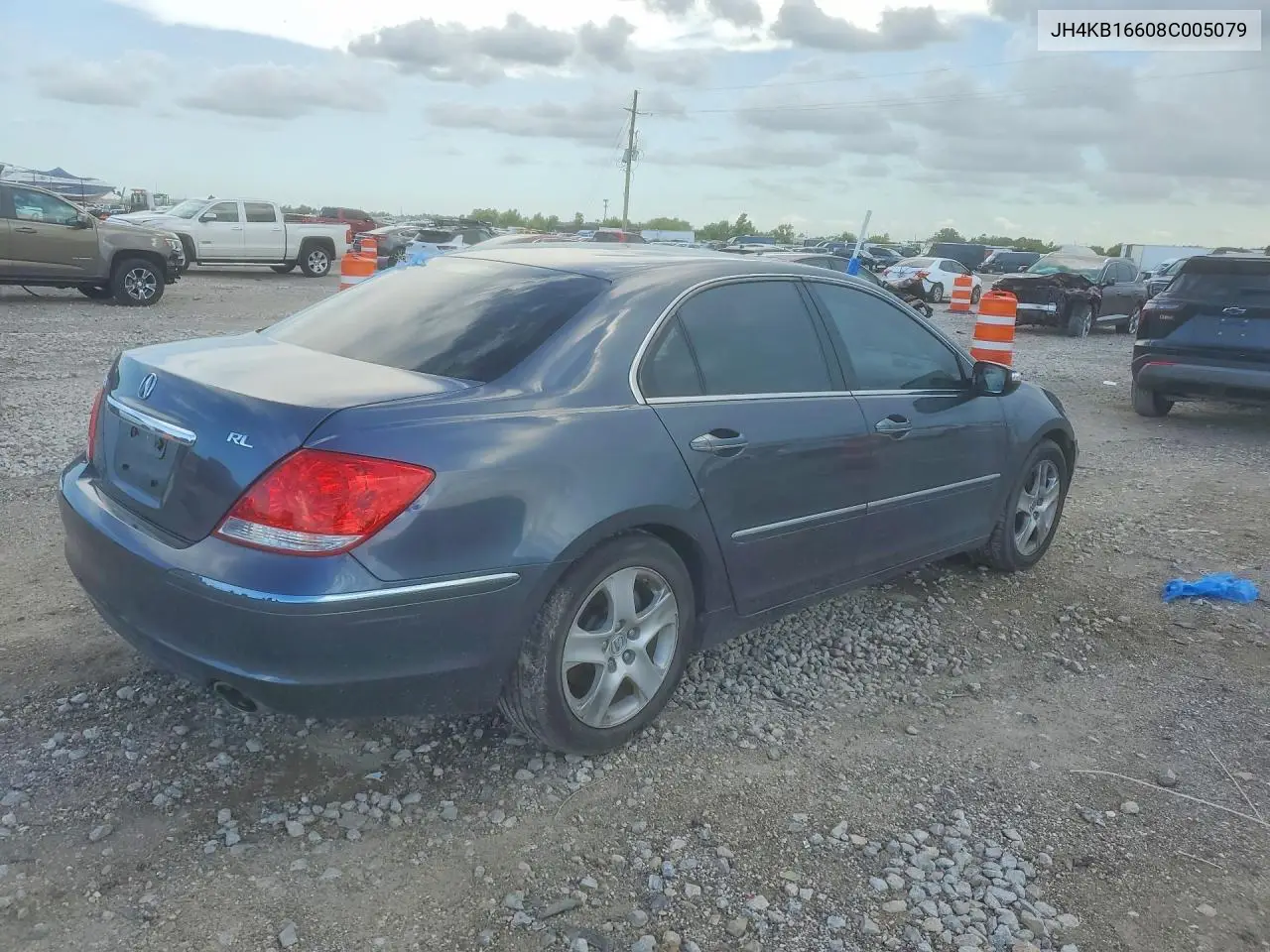 2008 Acura Rl VIN: JH4KB16608C005079 Lot: 56977286