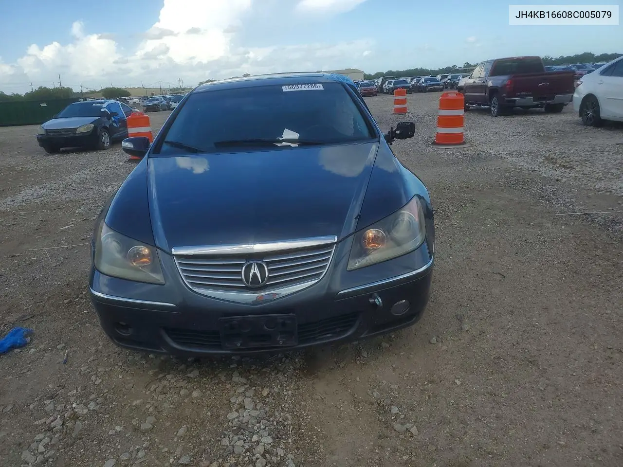 2008 Acura Rl VIN: JH4KB16608C005079 Lot: 56977286