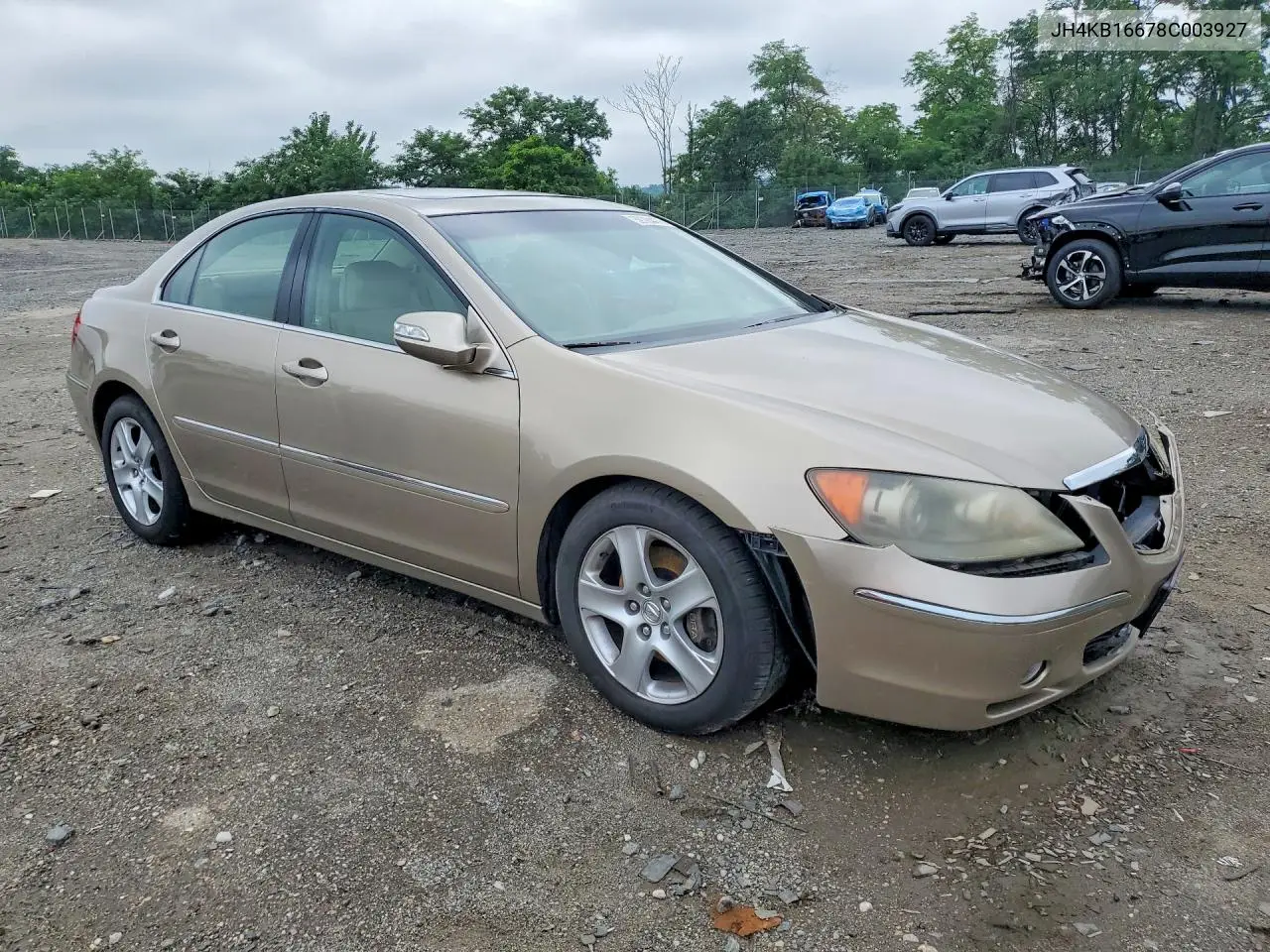 2008 Acura Rl VIN: JH4KB16678C003927 Lot: 59724476