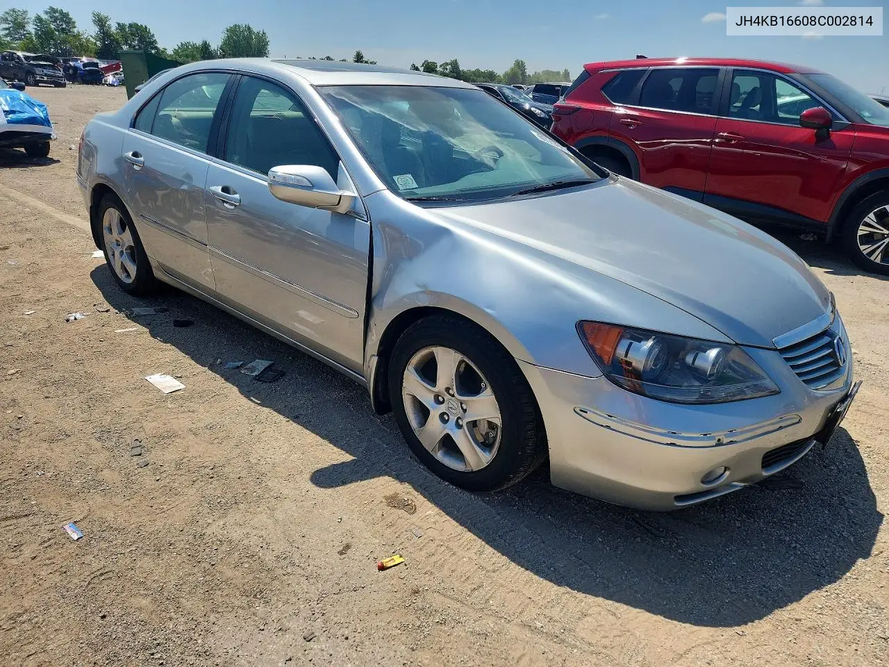 2008 Acura Rl VIN: JH4KB16608C002814 Lot: 60017976