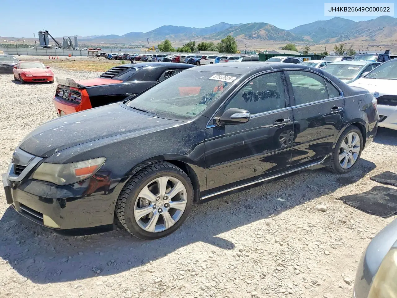2009 Acura Rl VIN: JH4KB26649C000622 Lot: 57056026