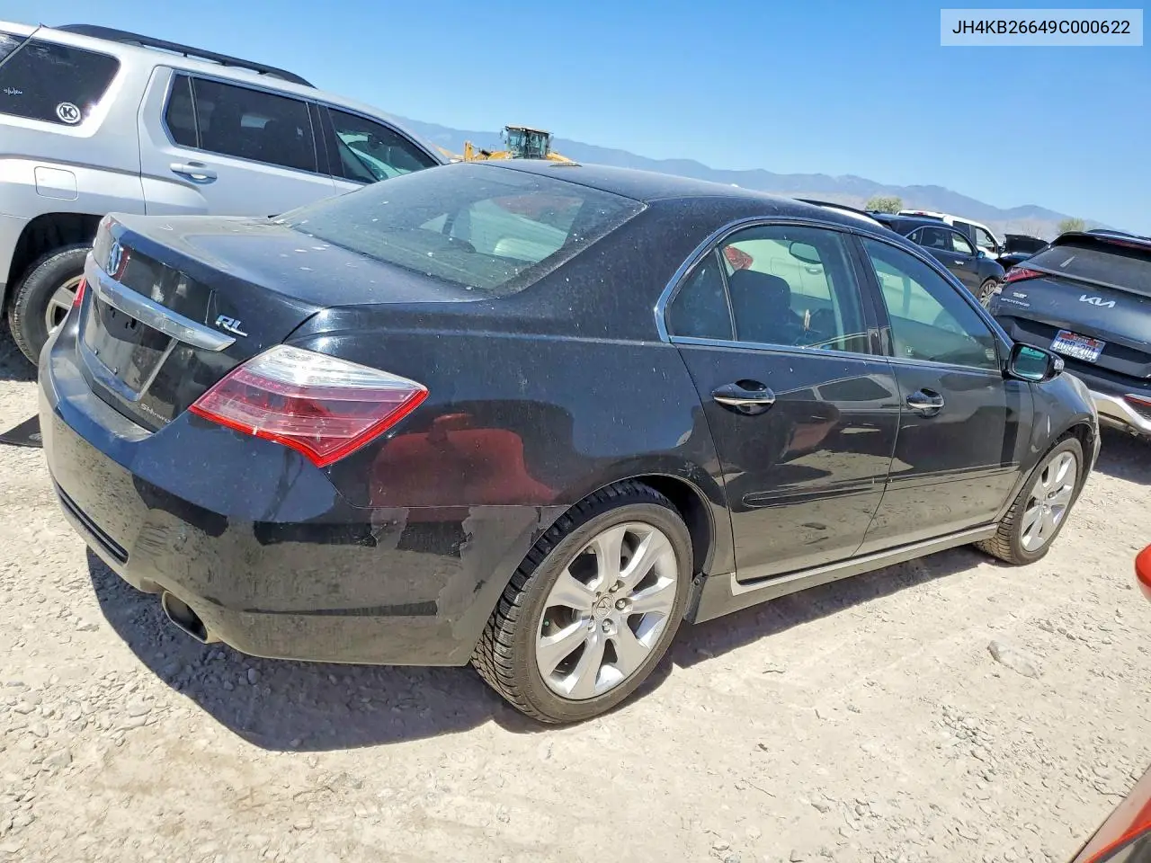 2009 Acura Rl VIN: JH4KB26649C000622 Lot: 57056026