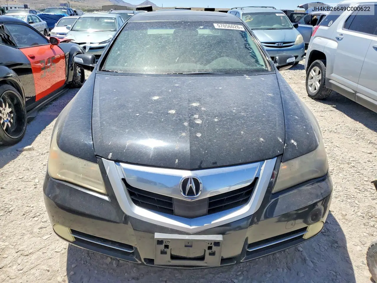 2009 Acura Rl VIN: JH4KB26649C000622 Lot: 57056026