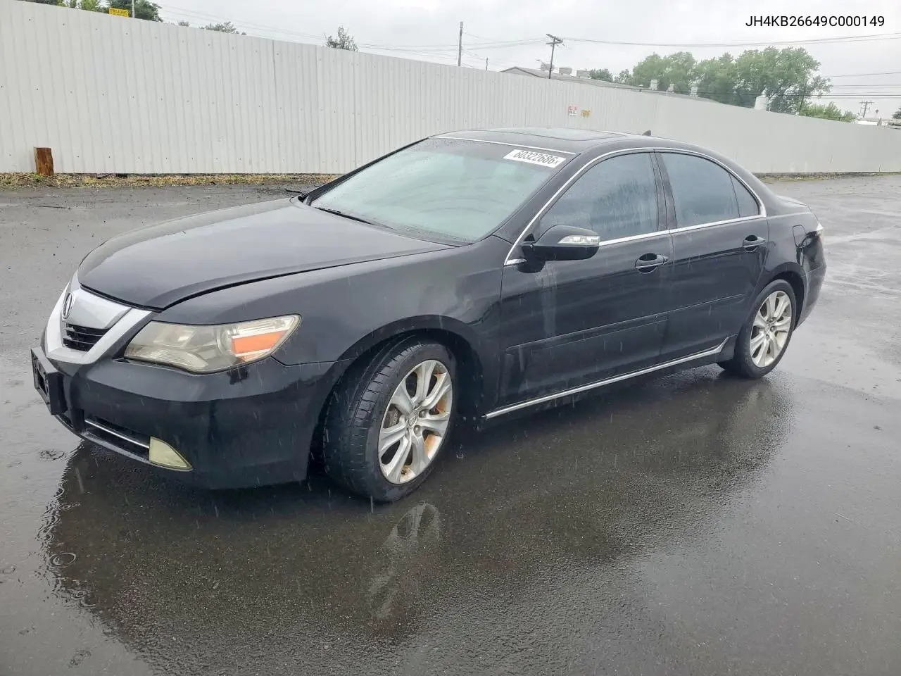 2009 Acura Rl VIN: JH4KB26649C000149 Lot: 60322686