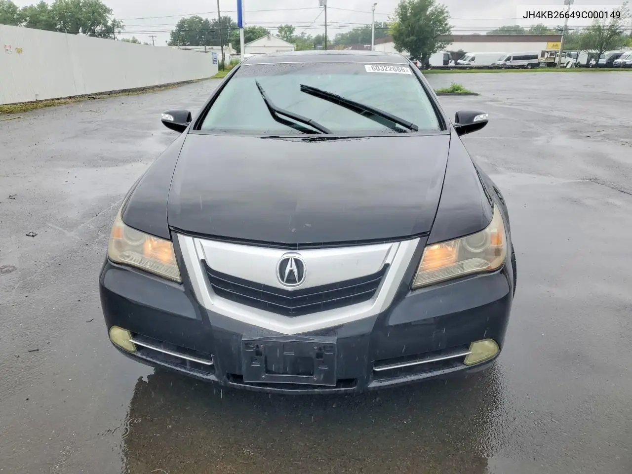 2009 Acura Rl VIN: JH4KB26649C000149 Lot: 60322686