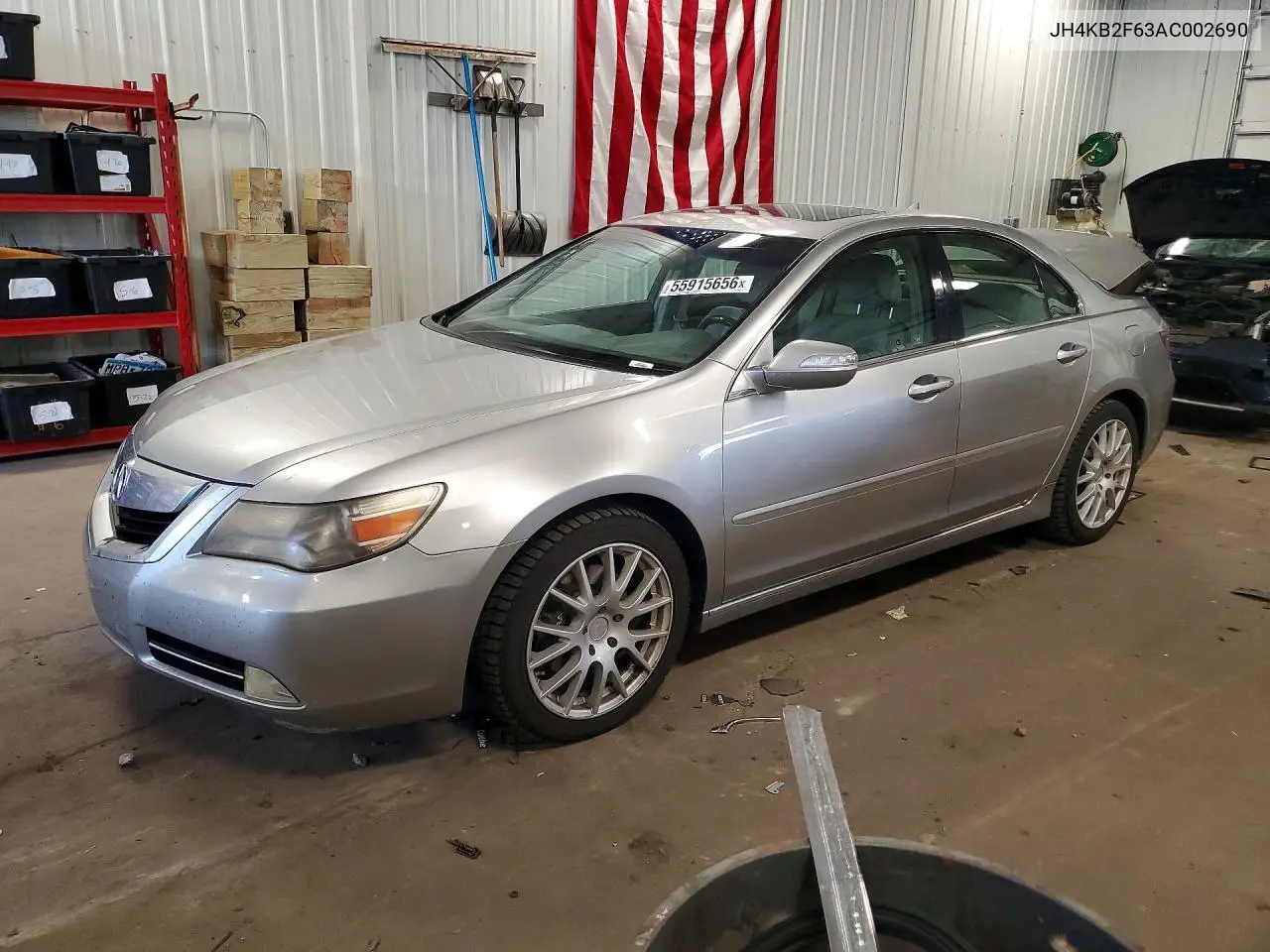 2010 Acura Rl VIN: JH4KB2F63AC002690 Lot: 55915656