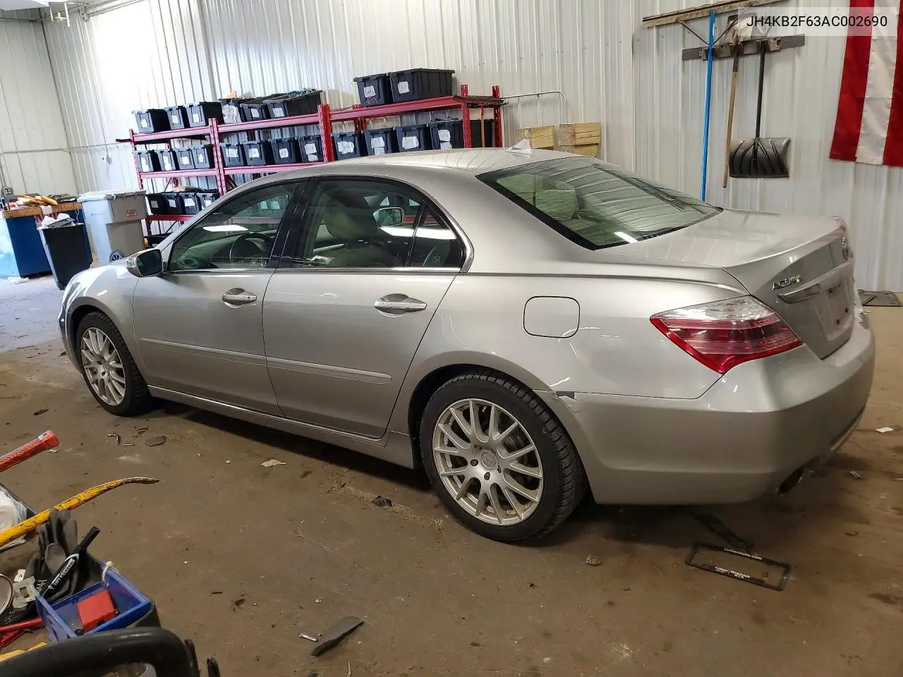 2010 Acura Rl VIN: JH4KB2F63AC002690 Lot: 55915656