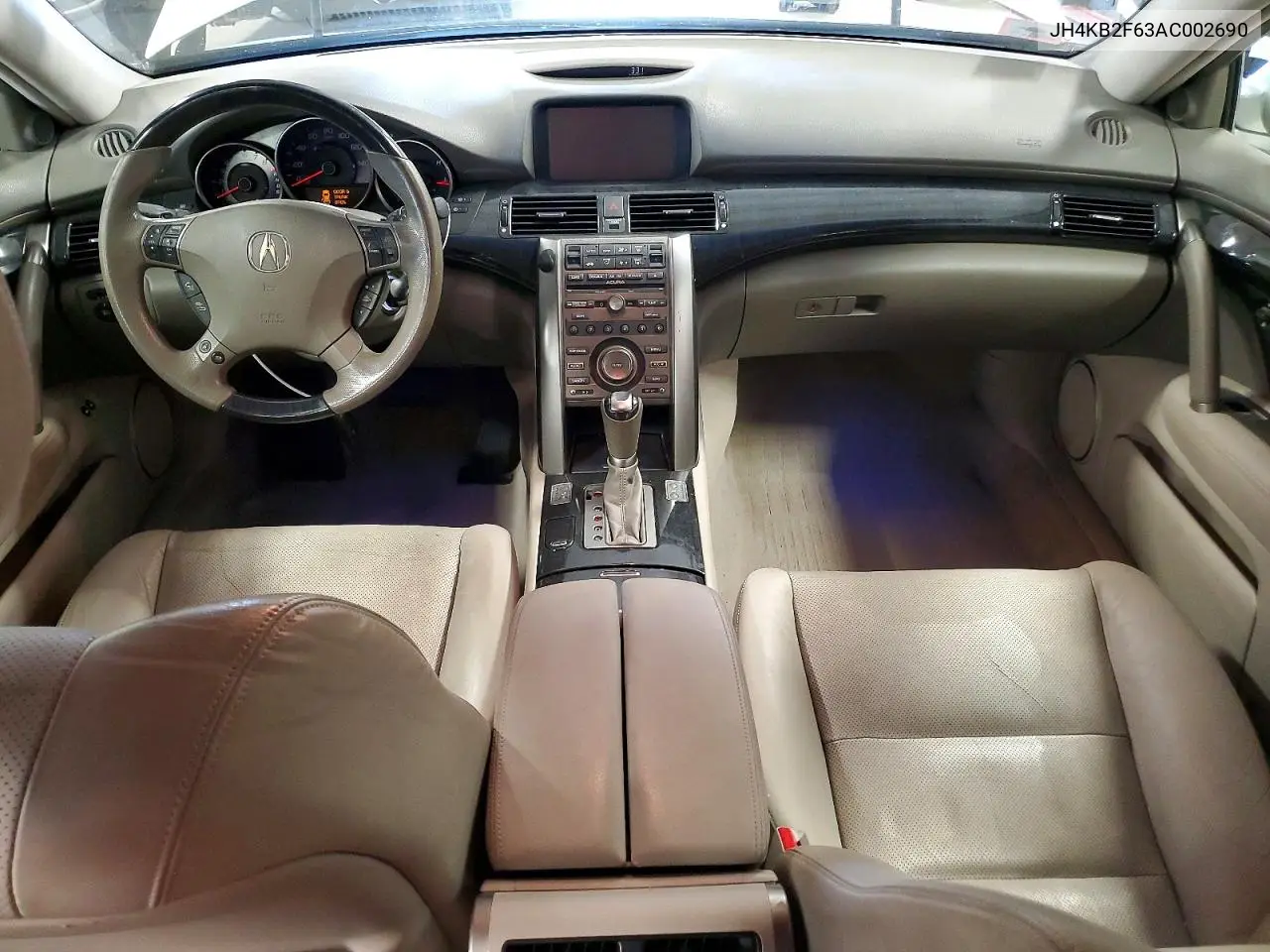 2010 Acura Rl VIN: JH4KB2F63AC002690 Lot: 55915656