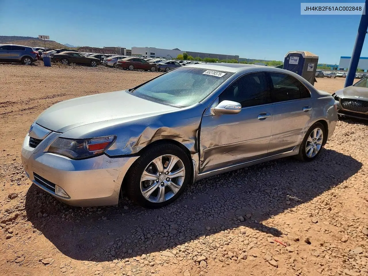 2010 Acura Rl VIN: JH4KB2F61AC002848 Lot: 58158416