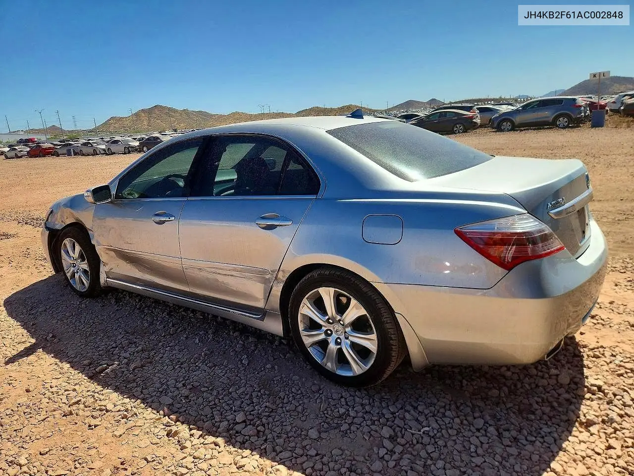 2010 Acura Rl VIN: JH4KB2F61AC002848 Lot: 58158416