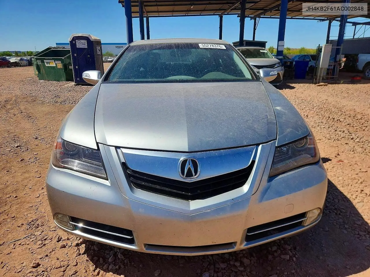 2010 Acura Rl VIN: JH4KB2F61AC002848 Lot: 58158416