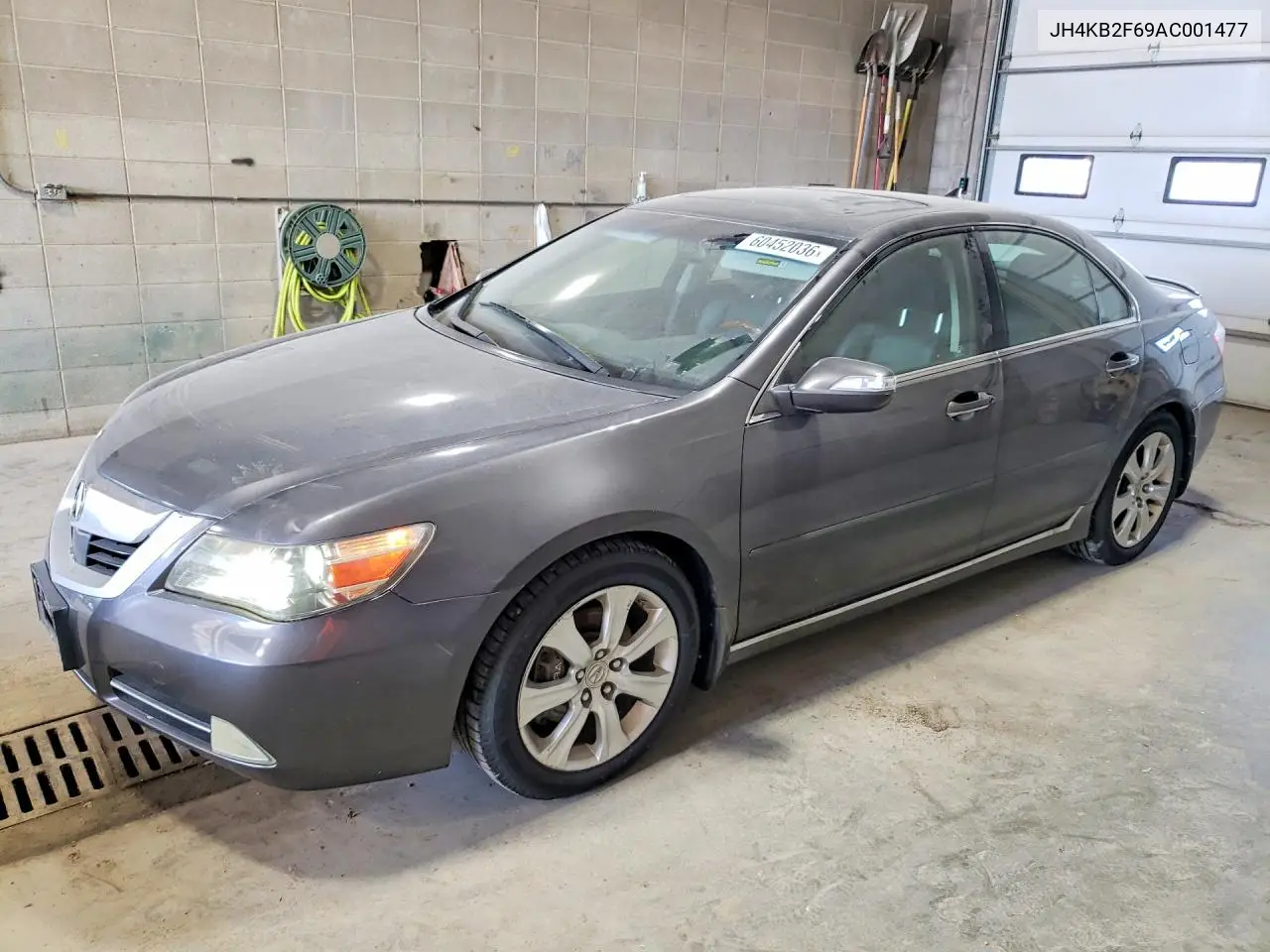 2010 Acura Rl VIN: JH4KB2F69AC001477 Lot: 60452036