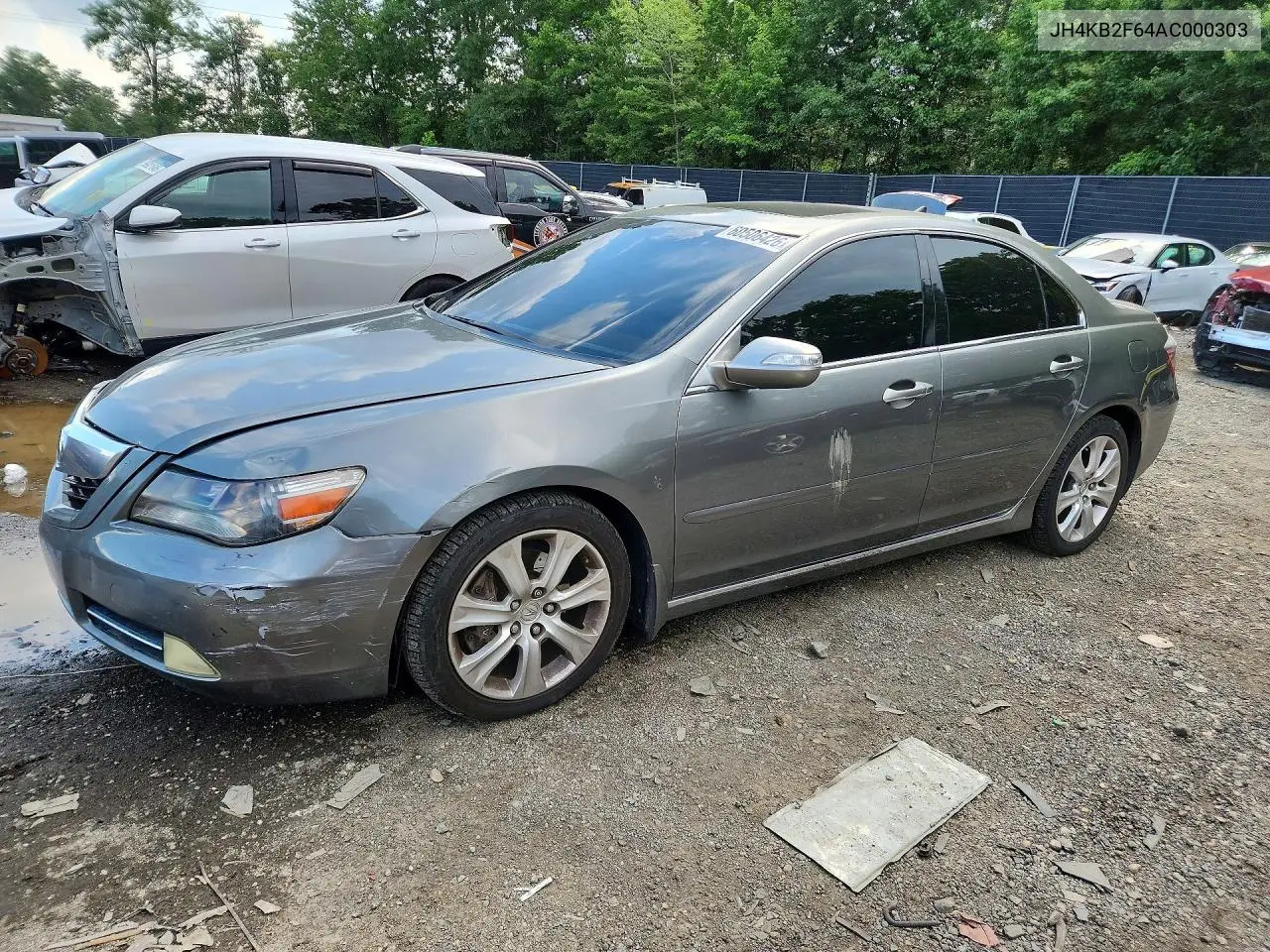 2010 Acura Rl VIN: JH4KB2F64AC000303 Lot: 60506426
