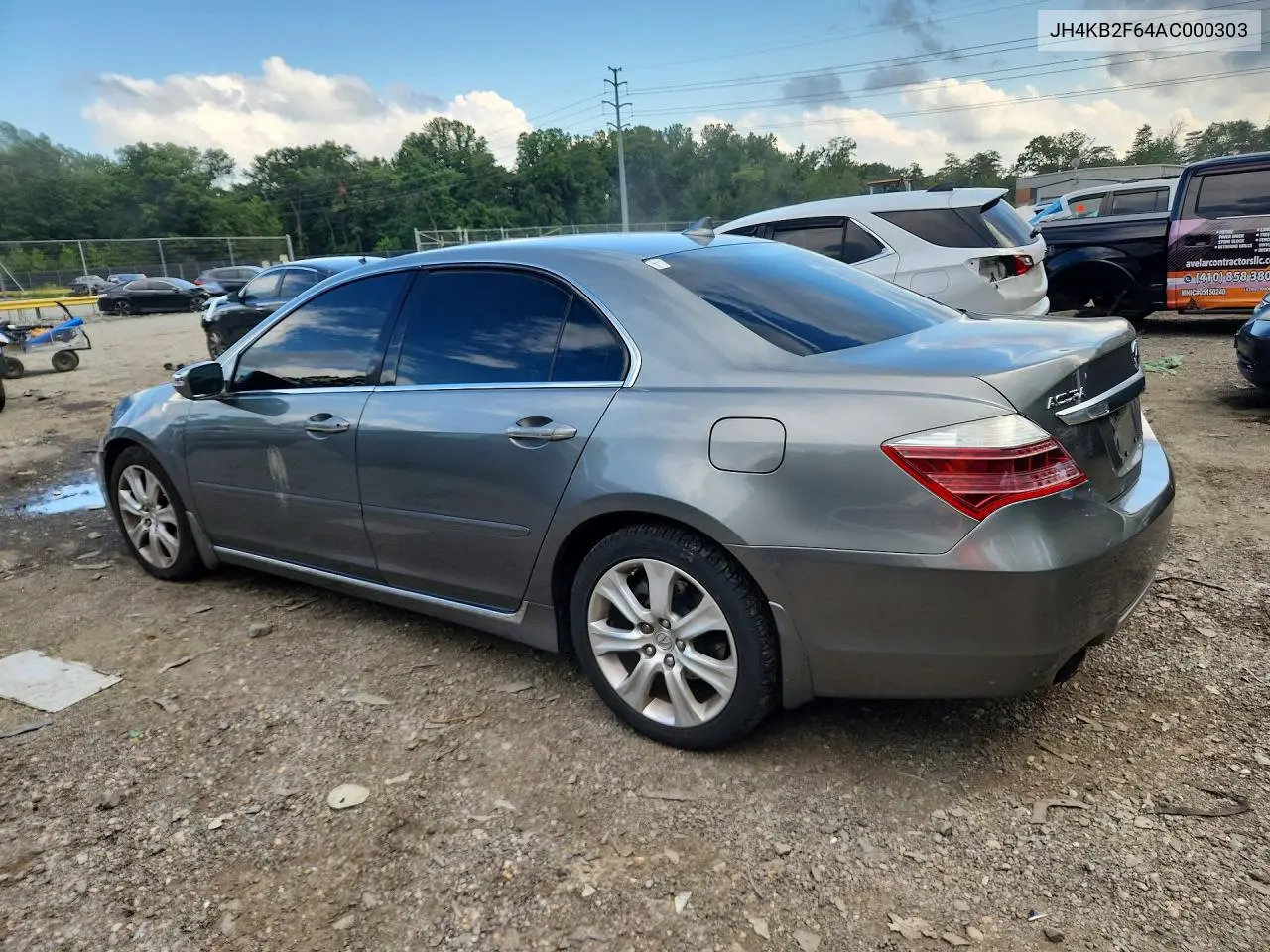 2010 Acura Rl VIN: JH4KB2F64AC000303 Lot: 60506426