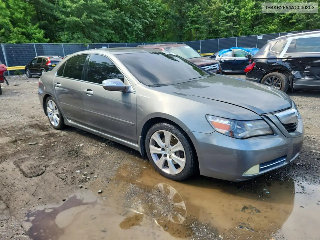 2010 Acura Rl VIN: JH4KB2F64AC000303 Lot: 60506426