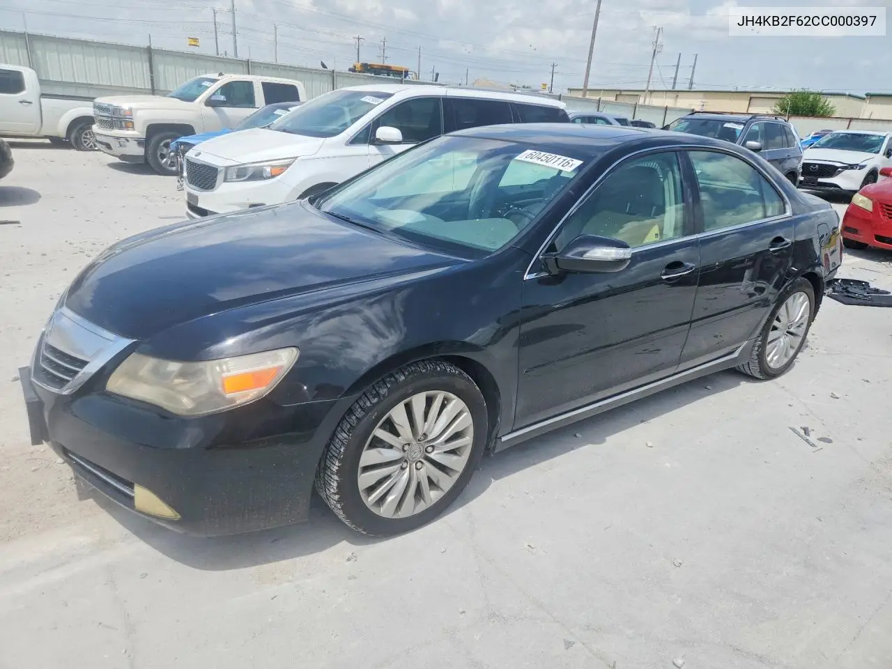 2012 Acura Rl VIN: JH4KB2F62CC000397 Lot: 60450116