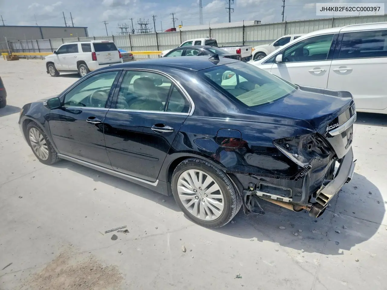 2012 Acura Rl VIN: JH4KB2F62CC000397 Lot: 60450116
