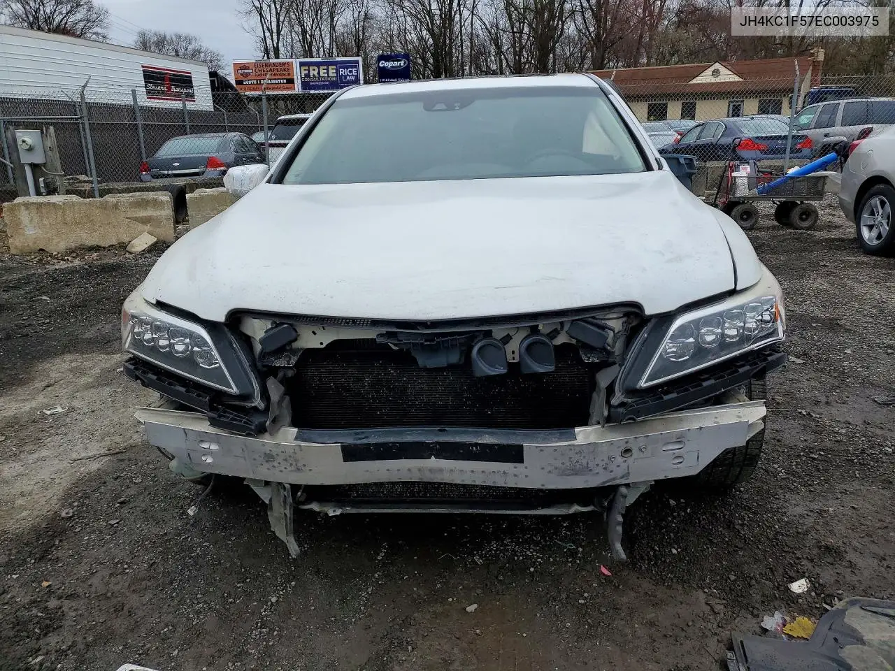 2014 Acura Rlx Tech VIN: JH4KC1F57EC003975 Lot: 47515646