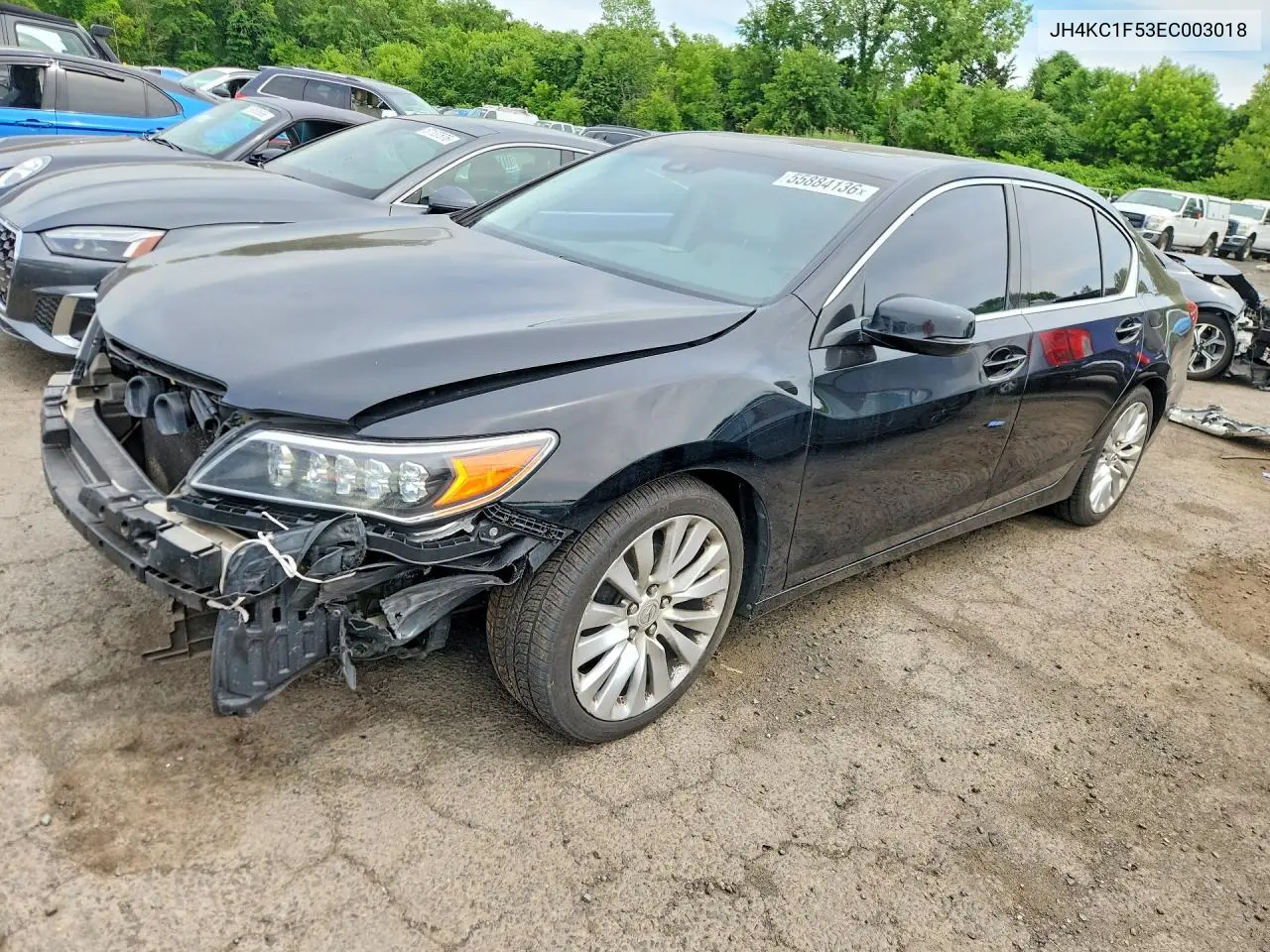 2014 Acura Rlx Tech VIN: JH4KC1F53EC003018 Lot: 55884136