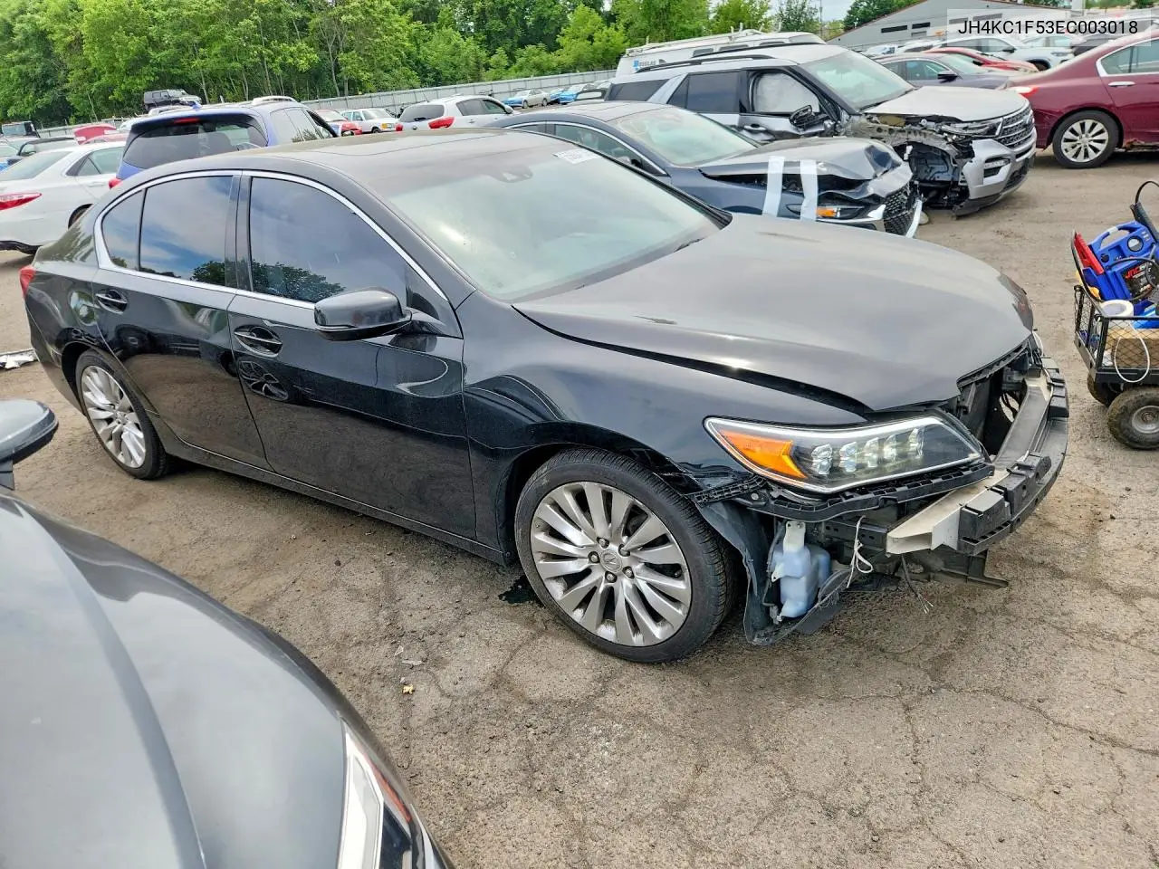 2014 Acura Rlx Tech VIN: JH4KC1F53EC003018 Lot: 55884136