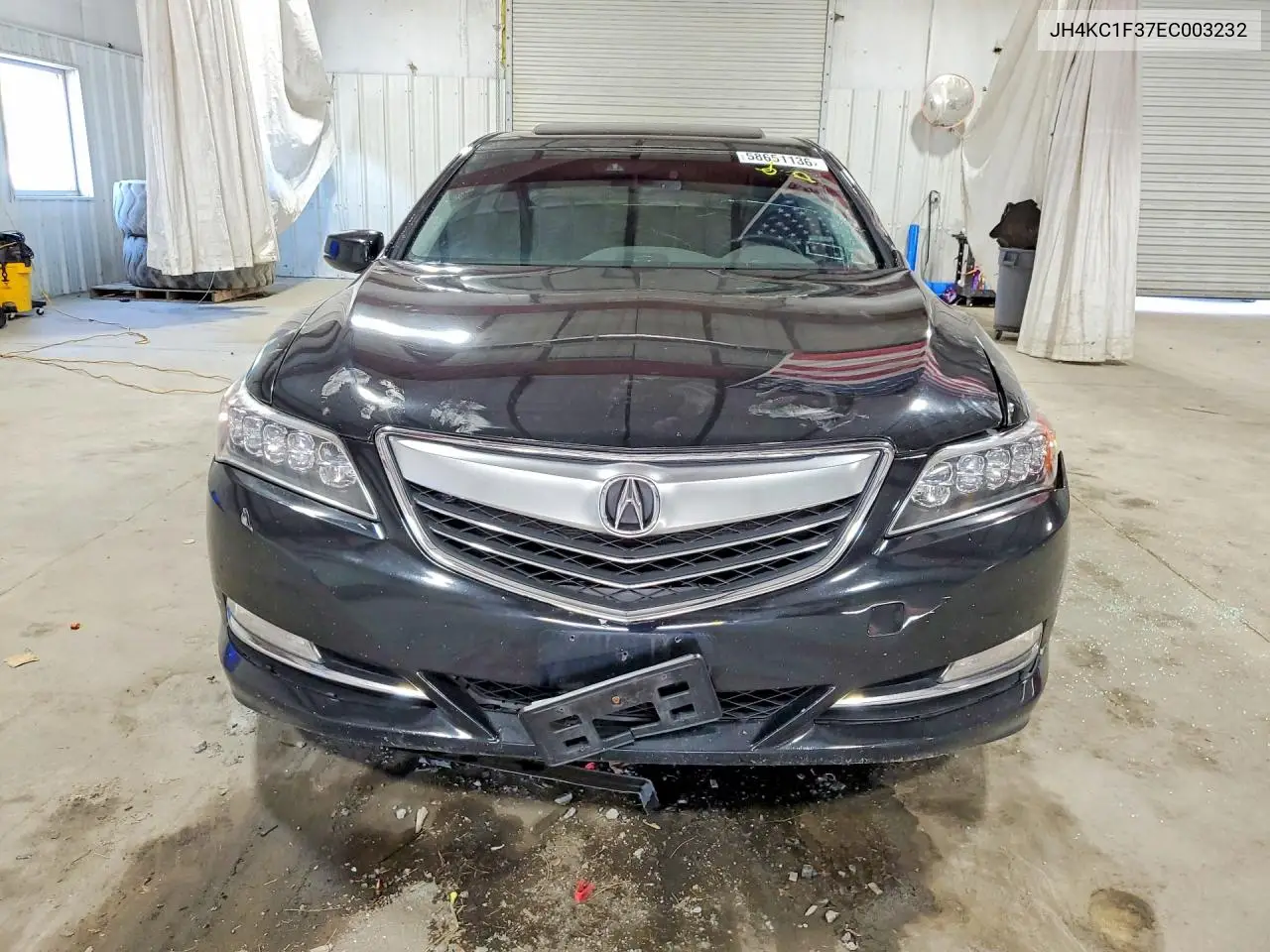 2014 Acura Rlx VIN: JH4KC1F37EC003232 Lot: 58651136